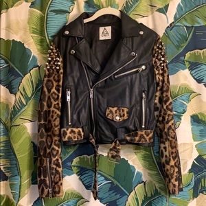 UNIF Bad Kitty Rider Jacket size small